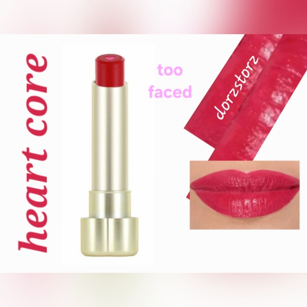TOO FACED Too Femme Heart Core Lipstick *HEART CORE* / .098 oz / New in box